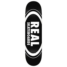 デッキ スケボー スケートボード 海外モデル 直輸入 Real Team Classic Oval Skateboard Deck - Black - 8.25"デッキ スケボー スケートボード 海外モデル 直輸入