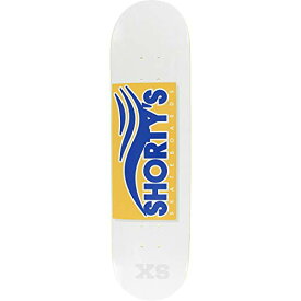 デッキ スケボー スケートボード 海外モデル 直輸入 Shorty's Skateboard Deck Skate Tab XS Yellow/Blue 7.75"デッキ スケボー スケートボード 海外モデル 直輸入