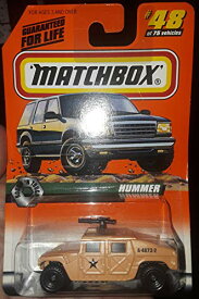 マッチボックス マテル ミニカー MATCHBOX アメリカ直輸入 1998 Matchbox #48 Hummer Military Edition by Matchboxマッチボックス マテル ミニカー MATCHBOX アメリカ直輸入