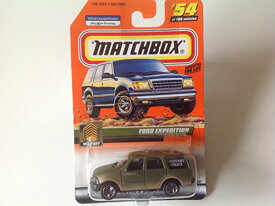 マッチボックス マテル ミニカー MATCHBOX アメリカ直輸入 Matchbox CHASE Military Ford Expedition Olive Green #54 With Matchbox 2000 Logoマッチボックス マテル ミニカー MATCHBOX アメリカ直輸入