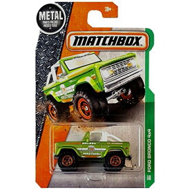 マッチボックス マテル ミニカー MATCHBOX アメリカ直輸入 MATCHBOX 1:64 scale model toy car 2016 green FORD BRONCO 4x4 SUV truck MBX EXPLORERS 118/125マッチボックス マテル ミニカー MATCHBOX アメリカ直輸入