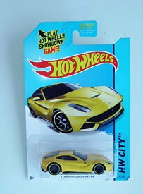 ホットウィール マテル ミニカー ホットウイール Ferrari F12berlinetta (Yellow) Diecast Car (Hot Wheels)(2013)ホットウィール マテル ミニカー ホットウイール