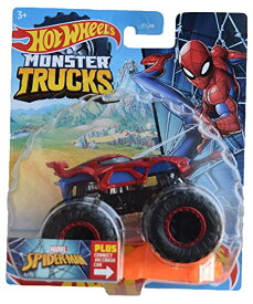 ホットウィール マテル ミニカー ホットウイール Hot Wheels Monster Trucks Spider-Man - Connect and Crash Car 5/75ホットウィール マテル ミニカー ホットウイール