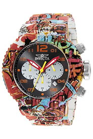 腕時計 インヴィクタ インビクタ プロダイバー メンズ Invicta Men's 52mm Grand Pro Diver Chronograph Orange Hour Marks Hydroplated Graffiti Stainless Steel Watch (Model: 36775)腕時計 インヴィクタ インビクタ プロダイバー メンズ