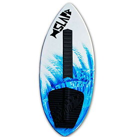 サーフィン スキムボード マリンスポーツ USA Made Slapfish Skimboard - Fiberglass & Carbon - Riders up to 140 lbs - 41" with Traction Deck Grip - Kids & Adults - 4 Colors (Blue Board + Arch Bar)サーフィン スキムボード マリンスポーツ