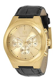 腕時計 テクノマリーン メンズ Technomarine Men's MoonSun 44mm Leather Quartz Watch, (Model: TM-820011)腕時計 テクノマリーン メンズ