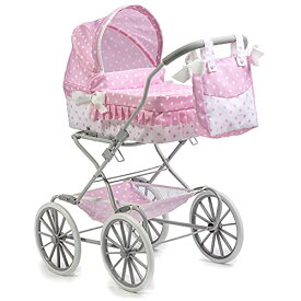 ジェーシートイズ 赤ちゃん おままごと ベビー人形 JC Toys | Berenguer Boutique | Royal Baby Doll Pram | Pink | Ages 3+ジェーシートイズ 赤ちゃん おままごと ベビー人形