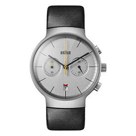 腕時計 ブラウン メンズ Braun Mens Chronograph Quartz Watch with Stainless Steel Strap or Leather Strap, Black, Strap腕時計 ブラウン メンズ