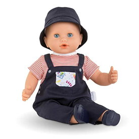 コロール 赤ちゃん 人形 ベビー人形 Corolle Mon Grand Poupon Augustin Little Artist - 14" Boy Baby Doll - Outfit Includes Overall with Pocket, Hat and Shoes, for Ages 2 Years and upコロール 赤ちゃん 人形 ベビー人形