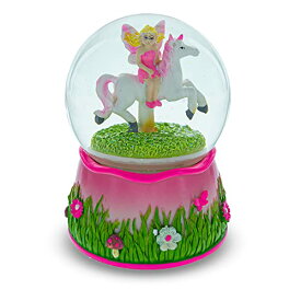 スノーグローブ 雪 置物 インテリア 海外モデル Magical Fairytale Ride: Unicorn Carousel with Fairy - Musical Water Snow Globeスノーグローブ 雪 置物 インテリア 海外モデル