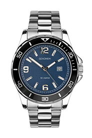 腕時計 セコンダ イギリス メンズ Sekonda Mens Analogue Classic Quartz Watch with Stainless Steel Strap 1512.27, Blue, Bracelet腕時計 セコンダ イギリス メンズ