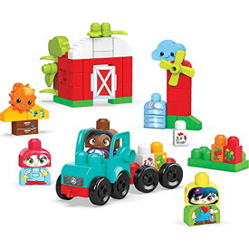 メガブロック メガコンストラックス 組み立て 知育玩具 Mega BLOKS Fisher-Price Toddler Building Blocks, Green Town Sort & Recycle Squad with 51 Pieces, 3 Figures, Toy Gift Ideas for Kidsメガブロック メガコンストラックス 組み立て 知育玩具