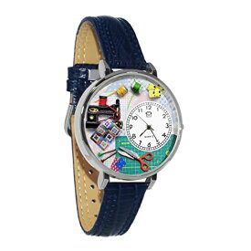 腕時計 気まぐれなかわいい プレゼント クリスマス ユニセックス Whimsical Gifts Quilting Watch in Silver Large Style腕時計 気まぐれなかわいい プレゼント クリスマス ユニセックス