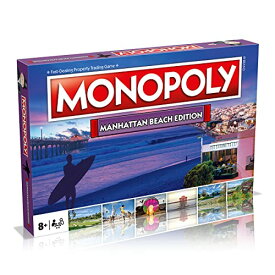 ボードゲーム 英語 アメリカ 海外ゲーム Monopoly Manhattan Beach Board Game, Advance to The Strand House, Tour De Pier, Sand Dune Park and trade your way to success, gift for ages 8 plusボードゲーム 英語 アメリカ 海外ゲーム