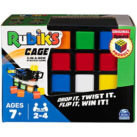 ボードゲーム 英語 アメリカ 海外ゲーム Rubik’s Cage, 3D Fast-Paced Strategy Sequence Game Color Stacking Challenging Toy Puzzle-Solving Activity Brain, for Adults & Kids Ages 7 and upボードゲーム 英語 アメリカ 海外ゲーム