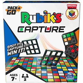 ボードゲーム 英語 アメリカ 海外ゲーム Rubik’s Cube, Capture, Pack & Go Fast-Paced Problem-Solving Strategy Game, Travel-Sized Puzzle Fidget Toy, 2 Players, for Adults & Kids Ages 8 & Upボードゲーム 英語 アメリカ 海外ゲーム