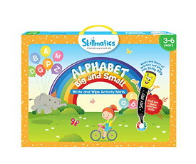 Skillmatics スキルマティクス アメリカ 海外輸入 知育玩具 Skillmatics Educational Game - Alphabet Big and Small, Reusable Activity Mats with 2 Dry Erase Markers, Gifts for Ages 3 to 6Skillmatics スキルマティクス アメリカ 海外輸入 知育玩具