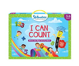 Skillmatics スキルマティクス アメリカ 海外輸入 知育玩具 Skillmatics Educational Game - I Can Count, Reusable Activity Mats with 2 Dry Erase Markers, Gifts for Ages 3 to 6Skillmatics スキルマティクス アメリカ 海外輸入 知育玩具