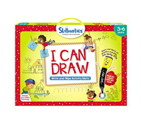 Skillmatics スキルマティクス アメリカ 海外輸入 知育玩具 Skillmatics Educational Game - I Can Draw, Reusable Activity Mats with 2 Dry Erase Markers, Gifts for Ages 3 to 6Skillmatics スキルマティクス アメリカ 海外輸入 知育玩具