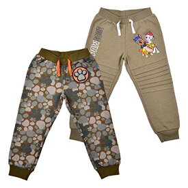パウパトロール 子供服 ズボン ジョガーパンツ 7 日本サイズ120-130相当 ラブル マーシャル チェイス 複数キャラクター グリーン キッズ ファッション 男の子 女の子 スウェット