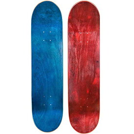 デッキ スケボー スケートボード 海外モデル 直輸入 Cal 7 Blank Maple Skateboard Decks| Two Pack (Blue, Red, 8.25 inch)デッキ スケボー スケートボード 海外モデル 直輸入