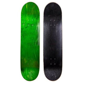 デッキ スケボー スケートボード 海外モデル 直輸入 Cal 7 Blank Maple Skateboard Decks| Two Pack (Green, Black, 8.25 inch)デッキ スケボー スケートボード 海外モデル 直輸入