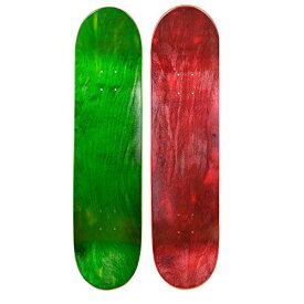 デッキ スケボー スケートボード 海外モデル 直輸入 Cal 7 Blank Maple Skateboard Decks| Two Pack (Green, Red, 7.75 inch)デッキ スケボー スケートボード 海外モデル 直輸入
