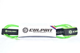 サーフィン リーシュコード マリンスポーツ Culprit Surf Pro Performance Surfboard Leashes Ankle (Neon Green, 7ft)サーフィン リーシュコード マリンスポーツ