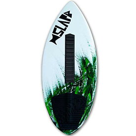 サーフィン スキムボード マリンスポーツ USA Made Slapfish Skimboard - Fiberglass & Carbon - Riders up to 200 lbs - 48" with Traction Deck Grip - Kids & Adults - 4 Colors (Green + Arch Bar)サーフィン スキムボード マリンスポーツ