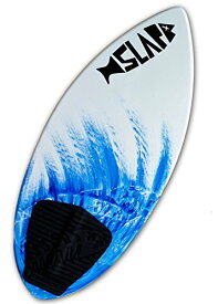 サーフィン スキムボード マリンスポーツ USA Made Slapfish Skimboard - Fiberglass & Carbon - Riders up to 140 lbs - 41" with Traction Deck Grip - Kids & Adults - 4 Colors (Blue Board)サーフィン スキムボード マリンスポーツ
