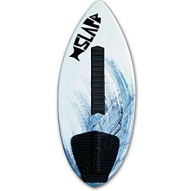 サーフィン スキムボード マリンスポーツ USA Made Slapfish Skimboard - Fiberglass & Carbon - Riders up to 140 lbs - 41" with Traction Deck Grip - Kids & Adults - 4 Colors (Gray Board + Arch Bar)サーフィン スキムボード マリンスポーツ