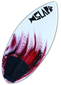 サーフィン スキムボード マリンスポーツ USA Made 50" Slapfish Skimboard - Fiberglass & Carbon - No Rider Weight Limit - with Traction Deck Grip - Kids & Adults - 4 Colors (Red Board)サーフィン スキムボード マリンスポーツ