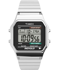 腕時計 タイメックス メンズ T78587 Timex Men's T78587 Classic Digital Silver-Tone Stainless Steel Expansion Band Watch腕時計 タイメックス メンズ T78587