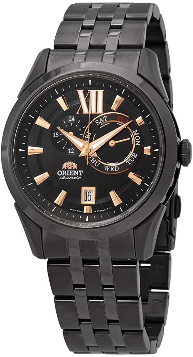 無料ラッピングでプレゼントや贈り物にも 逆輸入並行輸入送料込 ​限​定​販​売​ 腕時計 【本物保証】 オリエント メンズ Orient Elegant Dial Men's Watch Automatic FET0X001B0腕時計 Black