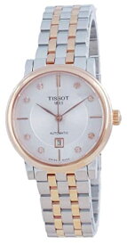 腕時計 ティソ レディース Tissot womens Carson Auto 316L stainless steel case with rose gold PVD coating Dress Watch Rose Gold 5N,Grey T1222072203600腕時計 ティソ レディース