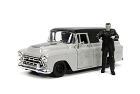 ジャダトイズ ミニカー ダイキャスト アメリカ Jada Toys 253255032 Frankenstein 1957 Chevy Suburban 1:24 Scale, Zweifarbig, Standard Sizeジャダトイズ ミニカー ダイキャスト アメリカ