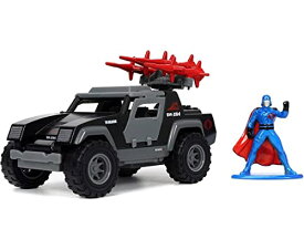 ジャダトイズ ミニカー ダイキャスト アメリカ Jada Toys G.I. Joe 1:32 Stinger Die-cast Car with 1.65" Cobra Commander Figure, Toys for Kids and Adults,Greyジャダトイズ ミニカー ダイキャスト アメリカ