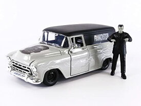 ジャダトイズ ミニカー ダイキャスト アメリカ Jada Toys Universal Monsters 1:24 1957 Chevy Suburban Die-cast Car & 2.75" Frankenstein Figure, Toys for Kids and Adultsジャダトイズ ミニカー ダイキャスト アメリカ