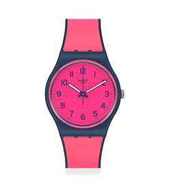 腕時計 スウォッチ レディース Swatch Unisex's Analogue Analog Quartz Watch with Plastic Strap GN264, Pink, Strap腕時計 スウォッチ レディース