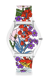 腕時計 スウォッチ レディース Swatch BOTANICAL PARADISE Unisex Watch (Model: SS08K110)腕時計 スウォッチ レディース