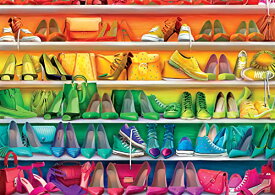 ジグソーパズル 海外製 アメリカ Buffalo Games - Rainbow Shoe Closet - 300 Large Piece Jigsaw Puzzle for Adults Challenging Puzzle Perfect for Game Nights - 300 Large Piece Finished Puzzle Size is 21.25 x 15.00ジグソーパズル 海外製 アメリカ