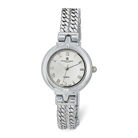 腕時計 チャールズヒューバート レディース パリ フランス Sonia Jewels Charles Hubert Ladies Chrome Finish Silver Men's Dial Chain Bracelet Watch (Width = 11mm)腕時計 チャールズヒューバート レディース パリ フランス