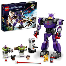 レゴ LEGO Disney and Pixar’s Lightyear Zurg Battle 76831 - Buildable Robot Toy with Mech Action Figure, Buzz Minifigure with Laser and Jetpack, Great Gift for Boys, Girls, and Kids Ages 7+レゴ