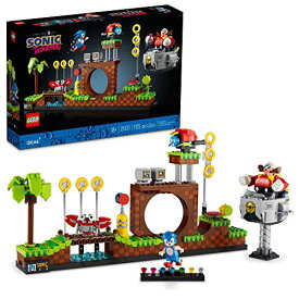 レゴ LEGO Ideas Sonic The Hedgehog ? Green Hill Zone 21331 Collectible Set, Nostalgic 90's Gift Idea for Adults with Dr. Eggman Figure and Eggmobileレゴ