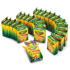 クレヨラ アメリカ 海外輸入 知育玩具 Crayola Crayons Bulk, 24 Crayon Packs with 24 Assorted Colors, School Suppliesクレヨラ アメリカ 海外輸入 知育玩具