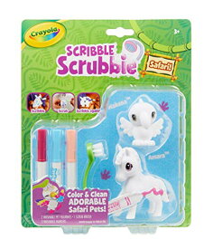 クレヨラ アメリカ 海外輸入 知育玩具 Crayola Scribble Scrubbie Safari 2 Pack Animal Toy Set Age 3+クレヨラ アメリカ 海外輸入 知育玩具