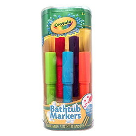 クレヨラ アメリカ 海外輸入 知育玩具 Crayola Taste Beauty Bathtub Markers, Washable Markers for Baths in Green, Red, Blue, Purple, and Orangeクレヨラ アメリカ 海外輸入 知育玩具
