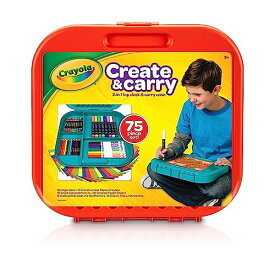 クレヨラ アメリカ 海外輸入 知育玩具 Crayola Create 'N Carry Art Set, 75 Pieces, Art Gift for Kids, Ages 5 & Upクレヨラ アメリカ 海外輸入 知育玩具