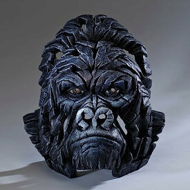 エネスコ Enesco 置物 インテリア 海外モデル アメリカ Enesco Edge Sculpture Gorilla Head Animal Bust Figurine, 15 Inch, Blackエネスコ Enesco 置物 インテリア 海外モデル アメリカ