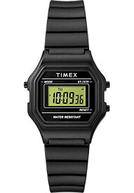 腕時計 タイメックス レディース Timex Women's Digital Quartz Watch with Stainless Steel Strap, Black, TW2T48700-AMZUK腕時計 タイメックス レディース